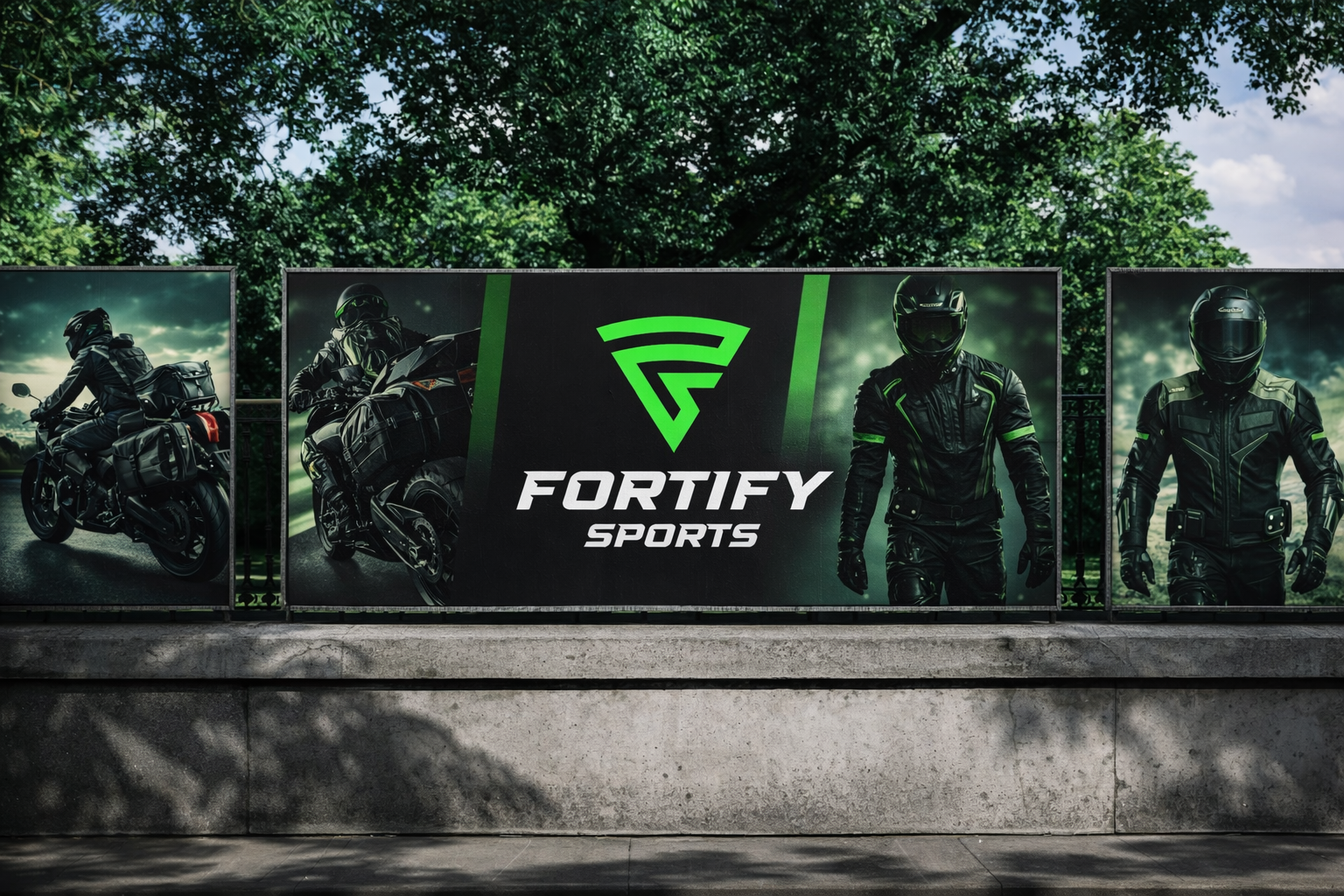 Fortify Sports Saddlebags, tail bags for motorcyclists banner