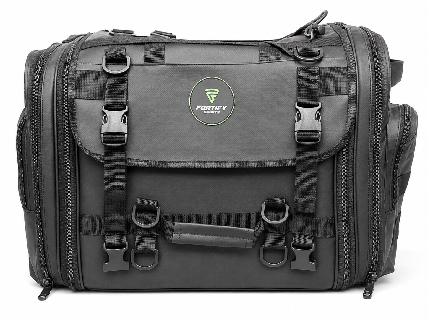 Fortify Expandable Waterproof Motorcycle Tail Bag Black Motorcycle Luggage Bag Fortify Expandable Waterproof Motorcycle Tail Bag Black Motorcycle Luggage Bag